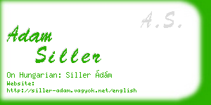 adam siller business card
